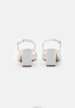 Anna Field kvinner skinnsandaler hvite P266L1405 - Bilde 4