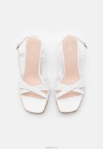 Anna Field kvinner skinnsandaler hvite P266L1405 - Bilde 6