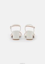 Anna Field kvinner skinnsandaler hvite P266L1413 - Bilde 4