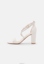 Anna Field kvinner skinnsandaler hvite P266L1428 - Bilde 2