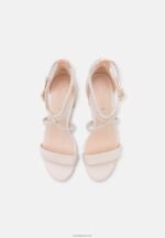 Anna Field kvinner skinnsandaler hvite P266L1428 - Bilde 6