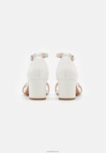 Anna Field kvinner skinnsandaler hvite P266L1431 - Bilde 4