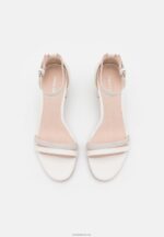 Anna Field kvinner skinnsandaler hvite P266L1431 - Bilde 6