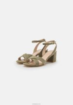 Anna Field kvinner skinnsandaler khaki P266L1330 - Bilde 3