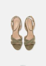 Anna Field kvinner skinnsandaler khaki P266L1330 - Bilde 6