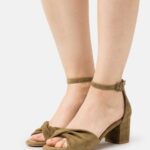 Anna Field kvinner skinnsandaler khaki P266L1332