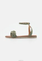 Anna Field kvinner skinnsandaler khaki P266L1387 - Bilde 2