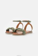 Anna Field kvinner skinnsandaler khaki P266L1387 - Bilde 3