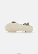 Anna Field kvinner skinnsandaler khaki P266L1387 - Bilde 5