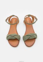 Anna Field kvinner skinnsandaler khaki P266L1387 - Bilde 6