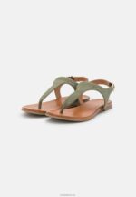 Anna Field kvinner skinnsandaler khaki P266L1399 - Bilde 3