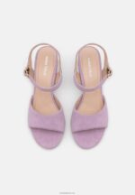 Anna Field kvinner skinnsandaler lilla P266L1329 - Bilde 6