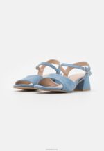 Anna Field kvinner skinnsandaler lyseblå P266L1382 - Bilde 3