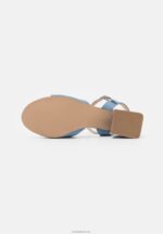 Anna Field kvinner skinnsandaler lyseblå P266L1382 - Bilde 5