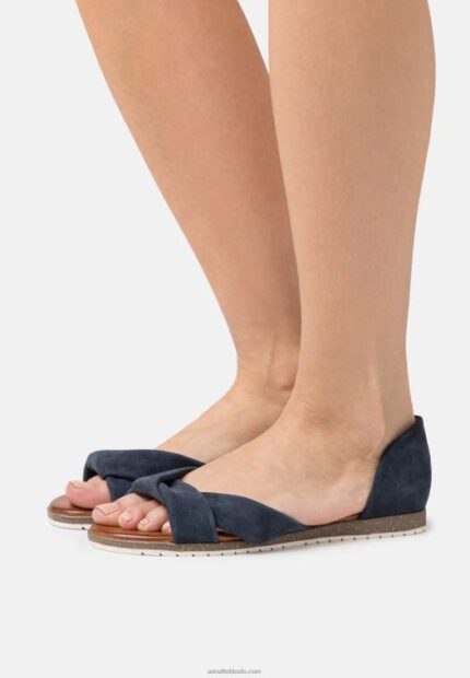 Anna Field kvinner skinnsandaler mørkeblå P266L1340