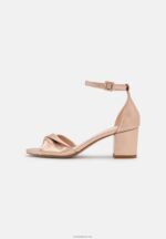 Anna Field kvinner skinnsandaler rosa gullfargede P266L1310 - Bilde 2