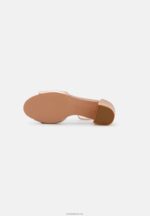 Anna Field kvinner skinnsandaler rosa gullfargede P266L1310 - Bilde 5
