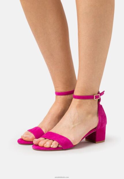 Anna Field kvinner skinnsandaler rosa P266L1283