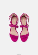 Anna Field kvinner skinnsandaler rosa P266L1416 - Bilde 6