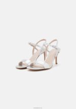 Anna Field kvinner skinnsandaler sølv P266L1270 - Bilde 3