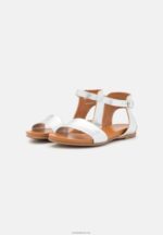 Anna Field kvinner skinnsandaler sølv P266L1300 - Bilde 3