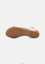 Anna Field kvinner skinnsandaler sølv P266L1300 - Bilde 5