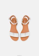 Anna Field kvinner skinnsandaler sølv P266L1300 - Bilde 6