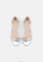 Anna Field kvinner skinnsandaler sølv P266L1381 - Bilde 5