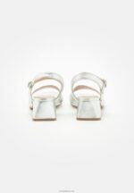 Anna Field kvinner skinnsandaler sølv P266L1388 - Bilde 4