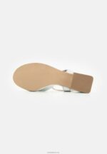 Anna Field kvinner skinnsandaler sølv P266L1388 - Bilde 5