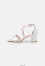 Anna Field kvinner skinnsandaler sølv P266L1427 - Bilde 2