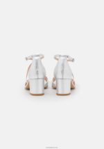 Anna Field kvinner skinnsandaler sølv P266L1427 - Bilde 4