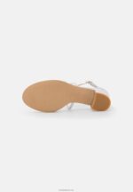 Anna Field kvinner skinnsandaler sølv P266L1427 - Bilde 5