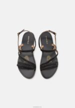 Anna Field kvinner skinnsandaler svarte P266L1379 - Bilde 6
