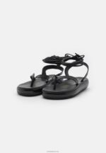 Anna Field kvinner skinnsandaler svarte P266L1386 - Bilde 3