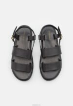 Anna Field kvinner skinnsandaler svarte P266L1407 - Bilde 6