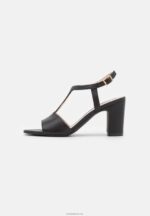 Anna Field kvinner skinnsandaler svarte P266L1417 - Bilde 2