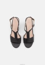 Anna Field kvinner skinnsandaler svarte P266L1417 - Bilde 6