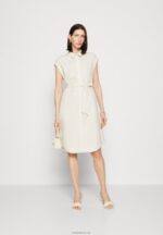 Anna Field kvinner skjortekjole beige P266L82 - Bilde 2