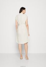 Anna Field kvinner skjortekjole beige P266L82 - Bilde 3