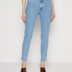 Anna Field kvinner slim fit jeans lyseblå denim P266L663