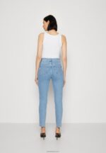 Anna Field kvinner slim fit jeans lyseblå denim P266L663 - Bilde 3