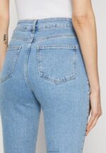 Anna Field kvinner slim fit jeans lyseblå denim P266L663 - Bilde 4