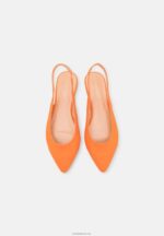Anna Field kvinner slingback ballet pumps oransje P266L2184 - Bilde 6