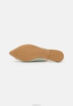 Anna Field kvinner slingback ballett pumps grønn P266L2186 - Bilde 5