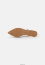 Anna Field kvinner slingback ballett pumps hvit P266L2181 - Bilde 5