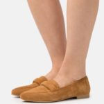 Anna Field kvinner slip-ons cognac i skinn P266L1819