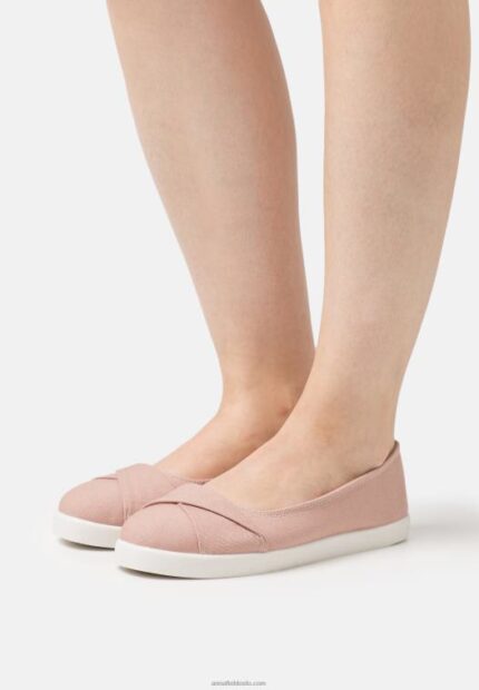Anna Field kvinner slip-ons lys rosa P266L1820