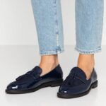 Anna Field kvinner slip-ons mørkeblå P266L1830