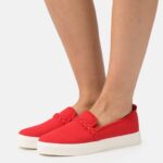 Anna Field kvinner slip-ons rød P266L1197